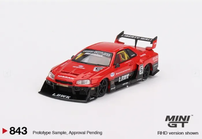 Nissan LB-ER34 Super Silhouette SKYLINE MiniGT 843