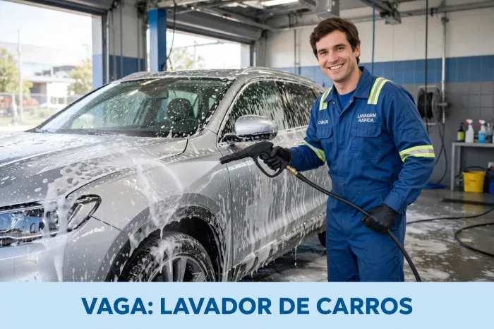 Precisa-se de Lavador de Automóveis 