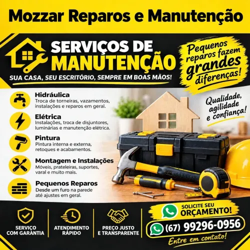 Pequenos reparos em sua residência