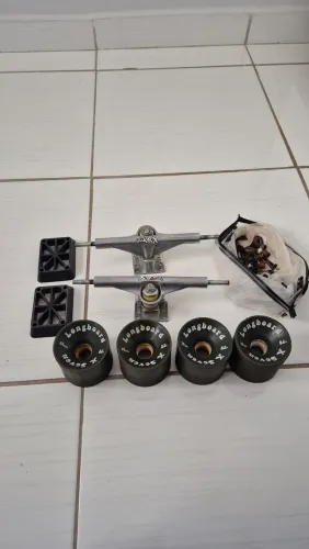 TRUCK longboard com rodas