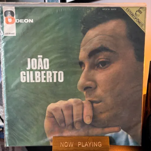 Colecionador 1ª reprensagem em estéreo de 1972 João Gilberto disco de vinil lp