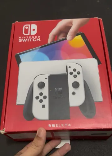 NINTENDO SWITCH OLED (DESBLOQUEADO) 64GB + CONTROLE FUNLAB