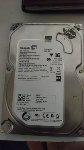 HD para Desktop Seagate 500GB - Saúde 100%