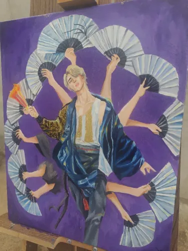 Pintura do jimin do grupo BTS