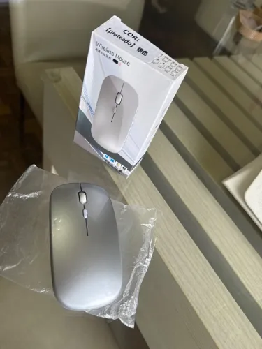 Mouse sem fio novo - PRATA 