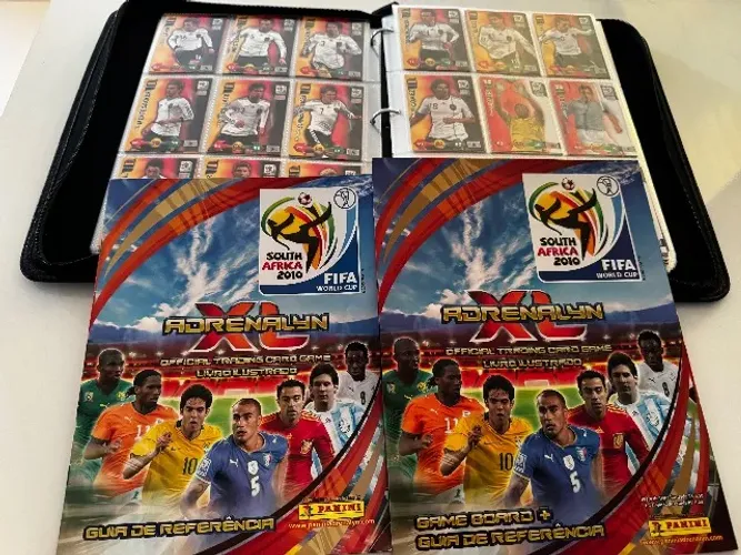 Cards adrenalyn 2010 coleção completa com poster da seleção