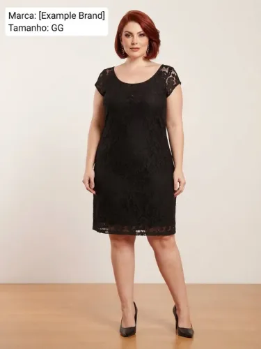 Vestido Plus Size Renda