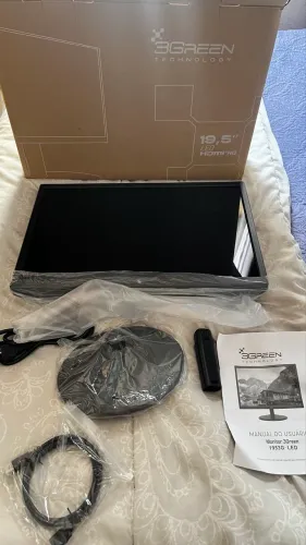 Monitor 19.5 Led 3green 75hz Hd Gamer 2ms Hdmi E Vga Vesa Cor Preto 110V/220V