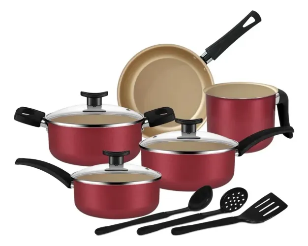 Conjunto de panelas 8 peças - NOVO