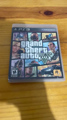 GTA 5 Grand Theft Auto V Original PS3 Mídia Física Completo