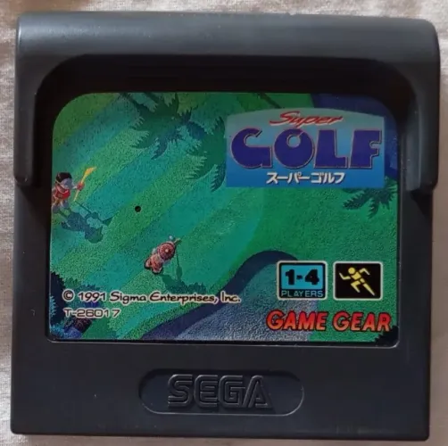 Cartucho Super Golf Game Gear Japonês