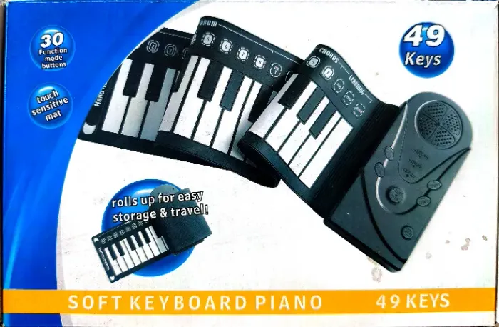 soft keyboard piano 49 teclas flexivel dobravel