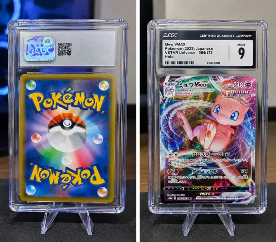 CARTA POKÉMON MEW VMAX 054/172 JAPONÊS - CGC 9 MINT