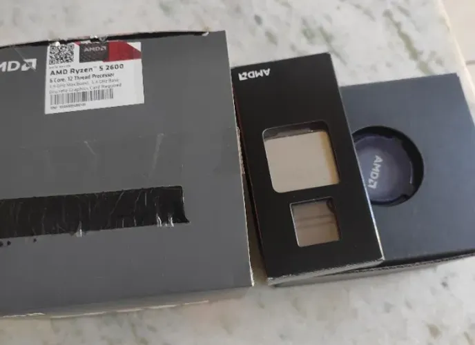processador ryzen5 2600 6/12.