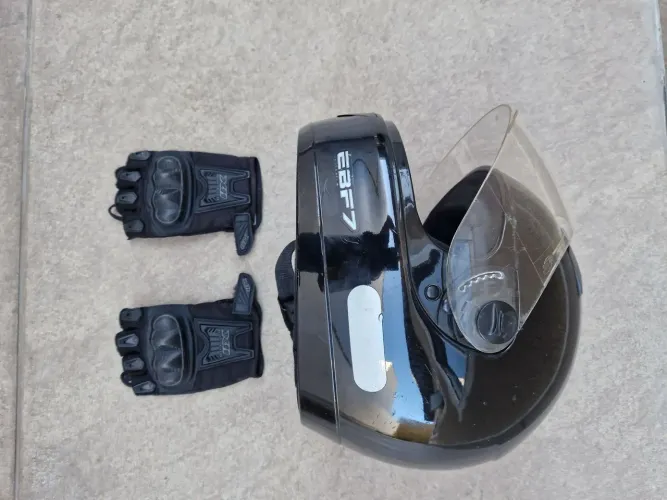 Capacete Ebf / Luva X11 1/2 dedo /jacarei