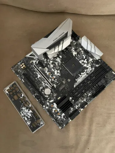 Placa Mãe Steel Legend b450m Asrok