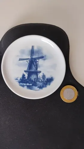 MINI PRATO HOLANDÊS PINTADO A MÃO 
