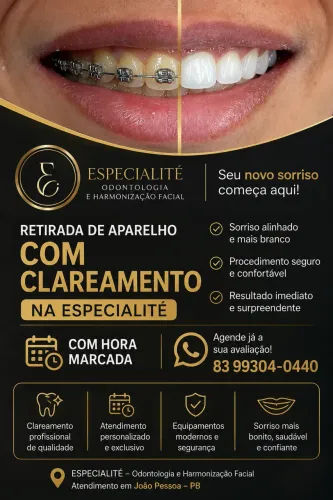 Retire Seu Aparelho e Faça Clareamento Profissional | Hora Marcada