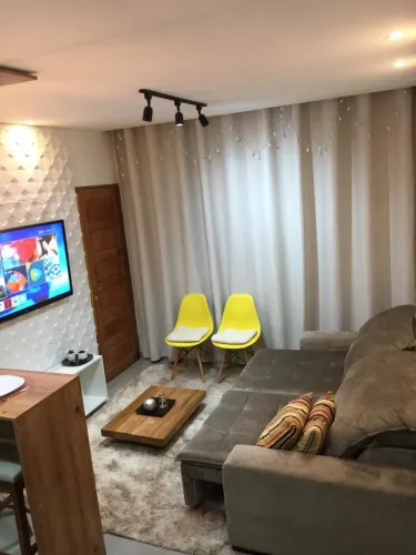 Apartamento mobiliado e equipado para locação