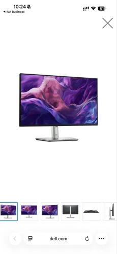Monitor Dell 24 polegadas novo na caixa