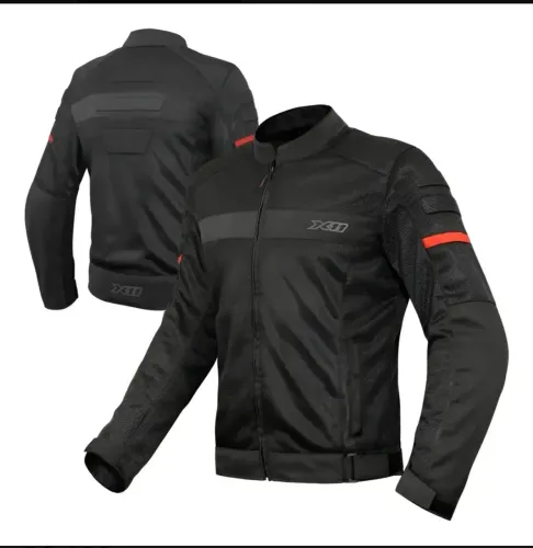 Jaqueta X11 Super Air Masculina Preto Ventilada Motoqueiro