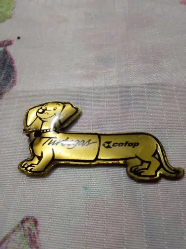 Chaveiro Antigo Original Cofap Turbogas Anos 80 e 90 Mascote Salsicha Whasshington Olivett