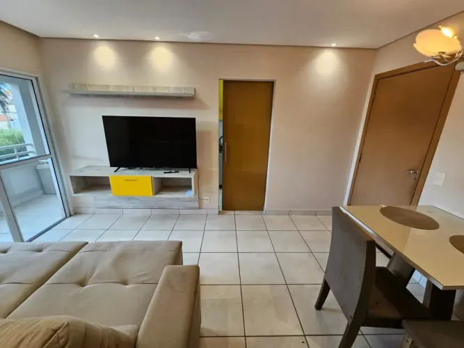 Apartamento mobiliado para locação no Residencial Vero, Região Central de Cuiabá.