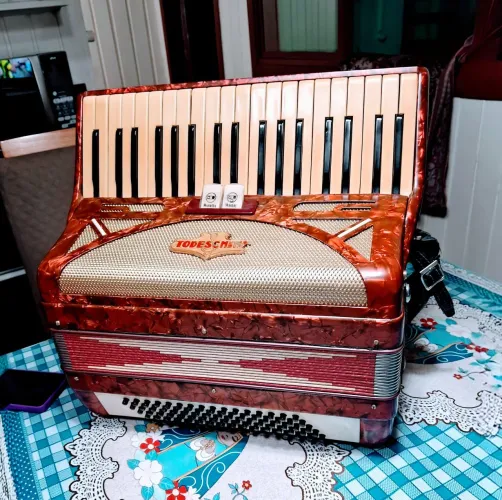 Acordeon Todeschini 80 baixos por 2 r em ótimo estado
