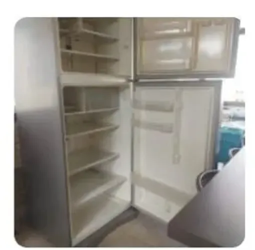 Geladeira Electrolux inox gigante