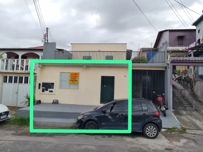 Alugo apartamento térreo, tipo kitinet, bairro Vale do Sinai, cidade nova
