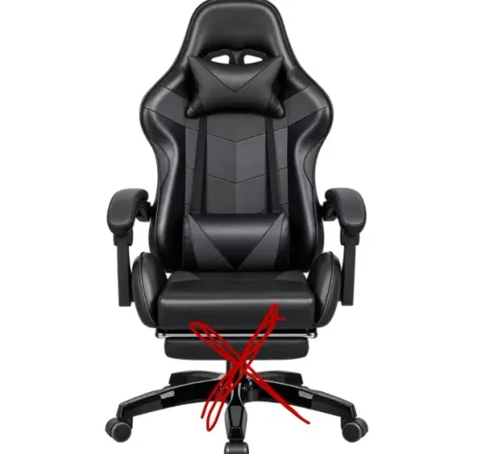 Cadeira gamer preta