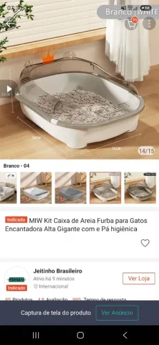 Vendo 2 caixinhas de areia