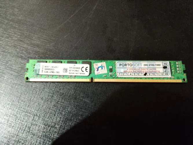 Memória ram ddr3 8gb