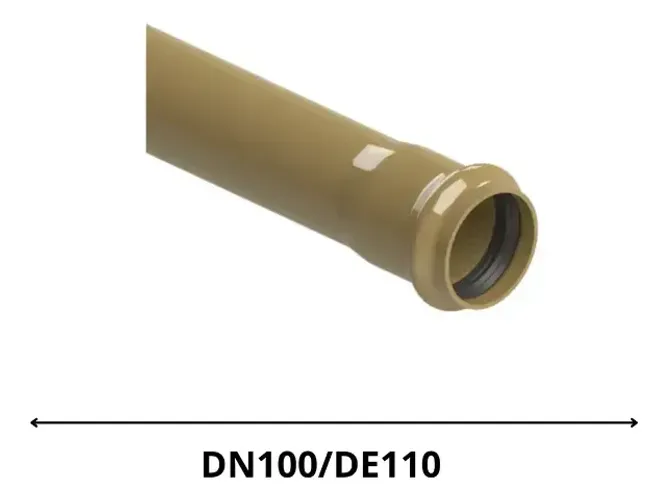 TUBO CANO PVC PBA TIGRE PVC20 JEI 100/110