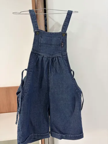 Macaquinho Jeans Gestante!!