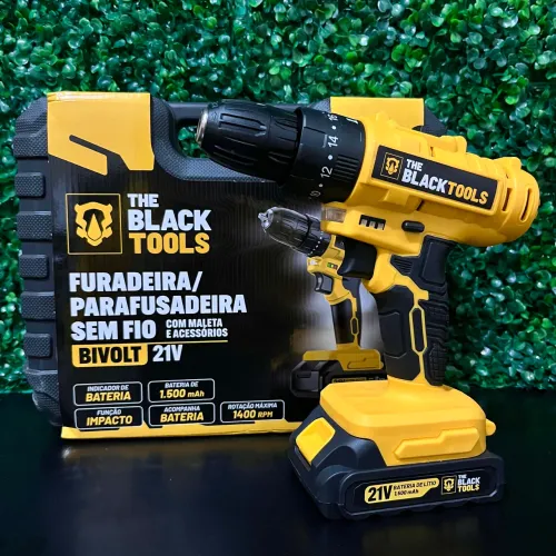 Parafusadeira com Maleta e Acessórios Nova com Entrega Rápida!