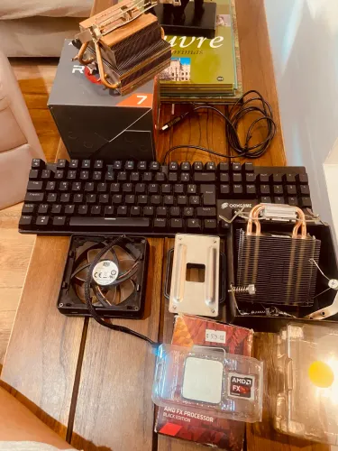 Kit AMD Fx 6300 +  2x Memória RAM 8GB HyperX  e outros