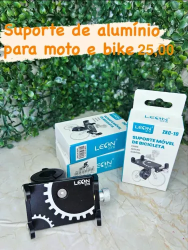 Suporte de alumínio para moto e bike