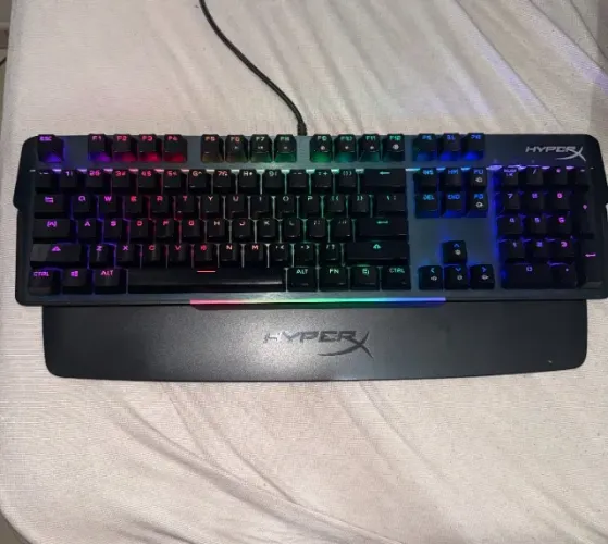 Teclado Mecânico HyperX Mars RGB com Caixa ? Perfeito Estado