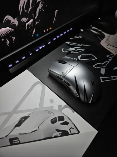 Mouse ATK X1 AIR+ Blaze Silver Lançamento 