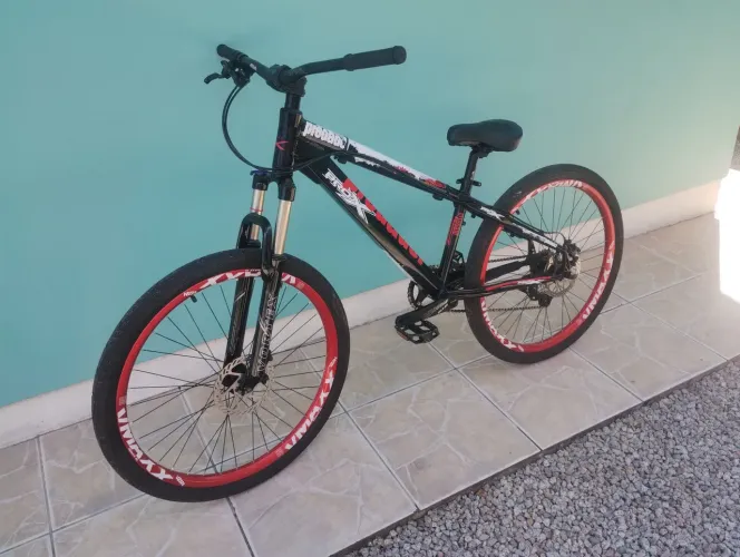 Bike PRO-X predador aro 26 vermelha- montada do zero com peças novas