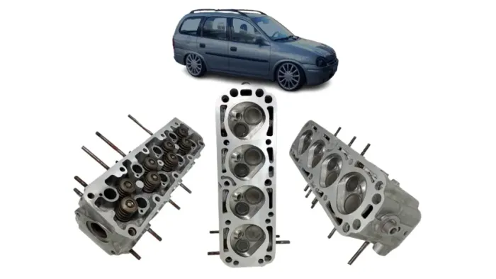 Cabeçote Chevolet Corsa Wagon Meriva Montana 1.6 / 1.8 8v Retificado 1997 a 2006 
