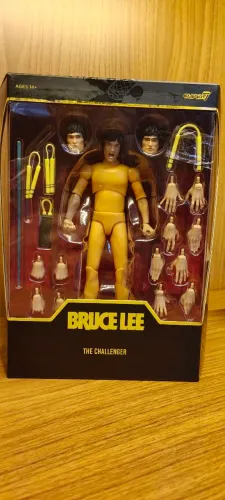 Boneco Bruce Lee o desafio 1/12 super 7 