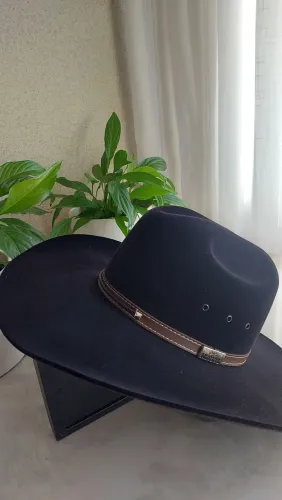 Chapéu Aveludado tamanho G Preto