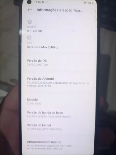 Celular Xiaomi Redmi Note 11 Lite 5G - Camera Frontal 20MP+77MP Traseira, 256Gb+12GB.