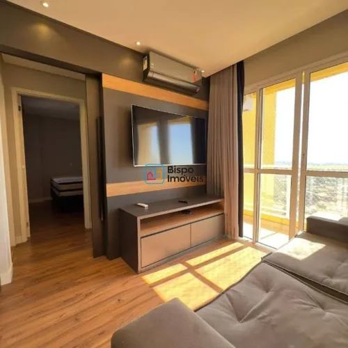 Apartamento Mobiliado Porteira Fechada com 2 dormitórios à venda, 52 m² por R$ 355.000 - J