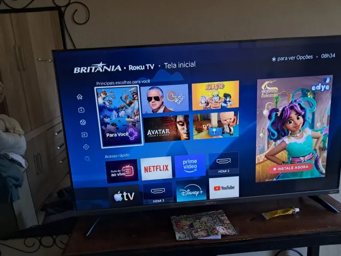 Tv smart 43 polegadas ótimo estado..com nota fiscal