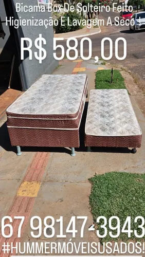 Vende - Se Bicama Box De Solteiro Feito Higienização E Lavagem A Seco  !