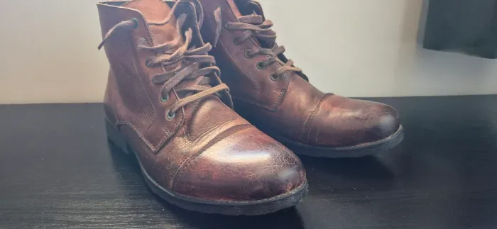 Bota de couro 