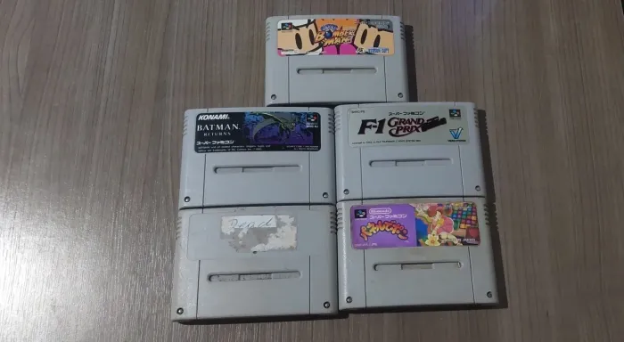 Lote cartucho super famicon  em bom estado valores na descrição